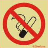 SIN26702 -象形文字的ssamfcurit<s:1>光致发光' dsamfense de Fumer' 100 × 100毫米SINALUX禁止吸烟光致发光安全标志26702