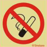 SIN26702 -象形文字Sécurité光致发光'Défense de Fumer' 100 x 100 mm SINALUX禁止吸烟光致发光安全标志26702